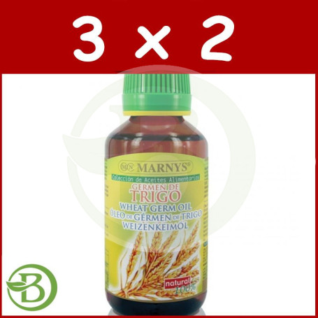 Pack 3x2 Aceite Alimentario de Germen de Trigo Marnys