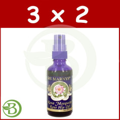 Embalagem 3x2 Óleo Puro de Rosa Mosqueta Spray 50Ml. marnys