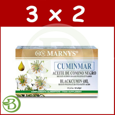 Pack 3x2 Cuminmar 60 Perlas Marnys