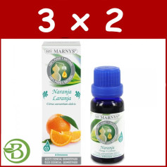 Pack 3x2 Óleo Essencial Alimentar de Laranja 15Ml. marnys