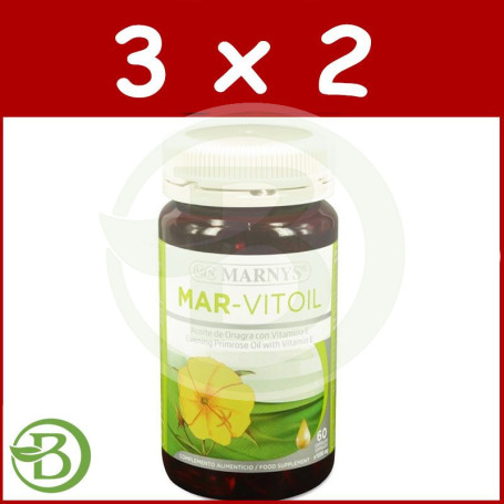 Pack 3x2 Mar-Vitoil 150 Cápsulas 500Mg. Marnys