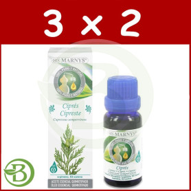 Pack 3x2 Aceite Esencial Alimentario de Ciprés 15Ml. Marnys