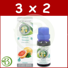 Embalagem 3x2 Óleo Essencial Alimentar de Toranja 15Ml. marnys