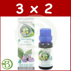 Pack 3x2 Óleo Essencial de Sálvia Espanhola 15Ml. marnys