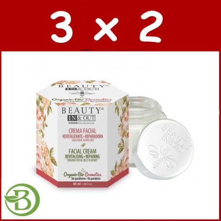 Pack 3x2 Crema Facial Revitalizante 50Ml. Marnys