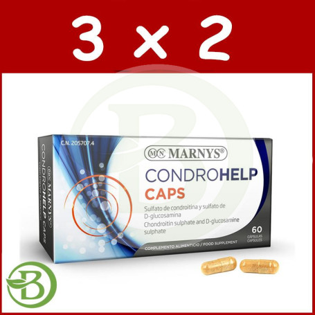 Pack 3x2 Condrohelp 60 Cápsulas Marnys