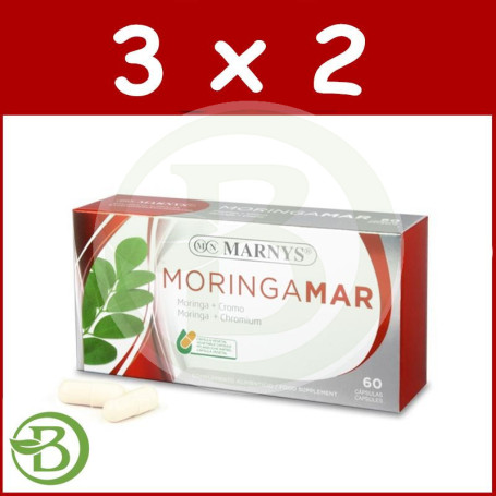 Pack 3x2 Moringamar 60 Cápsulas Marnys