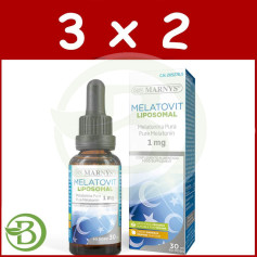 Embalagem 3x2 Melatovit Lipossomal 30Ml. marnys