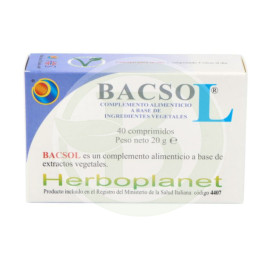 Bacsol 20 G, 40 comprimidos Herboplanet