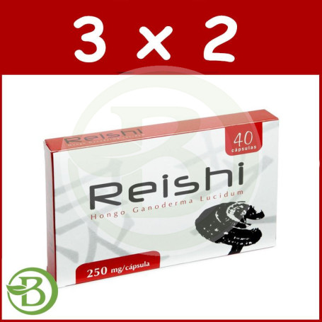 Pack 3x2 Reishi 40 Cápsulas Plantis