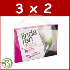 Pacote 3x2 Linda Ren Diet Flash 15 cápsulas