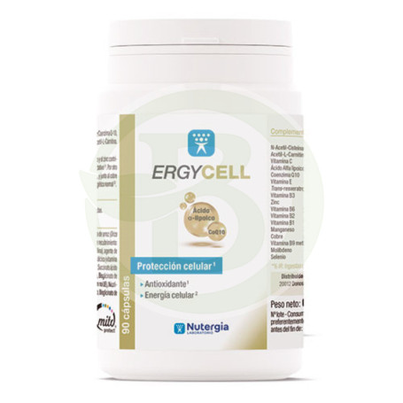 Ergycell Nutergia 90 Cápsulas