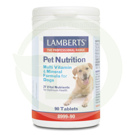 Pet Nutrition (Multivit. e Minerais para Cães) 90 Comprimidos Lamberts