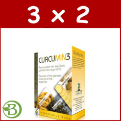 Embalagem 3x2 Curcumin3 30 Comprimidos Tegor