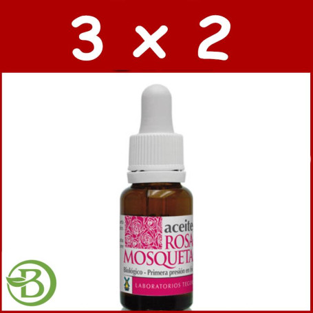 Pack 3x2 Aceite de Rosa Mosqueta 15Ml. Tegor