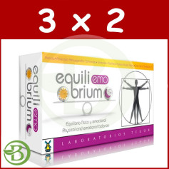 Pacote 3x2 Equilibrium EMO 60 Cápsulas Tegor