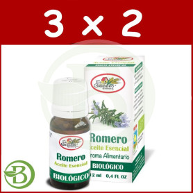 Pack 3x2 Aceite Esencial de Romero BIO 12Ml. El Granero