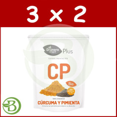 Pack 3x2 Cúrcuma e Pimenta 200Gr. O celeiro