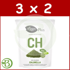 Embalagem 3x2 Chlorella Bio 200Gr. O celeiro