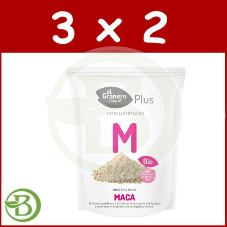 Pack 3x2 Maca Bio 200Gr El Granero