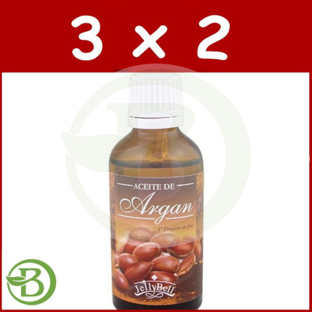 Pack 3x2 Aceite de Argán 50Ml. Jellybell