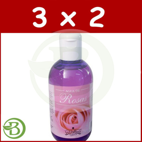 Pack 3x2 Agua de Rosas 1Lt. Jellybell