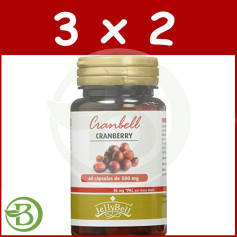 Pacote 3x2 Cranbell 60 cápsulas Jellybell