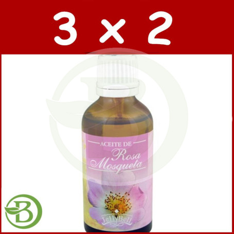 Pack 3x2 Aceite de Rosa Mosqueta 50Ml. Jellybell