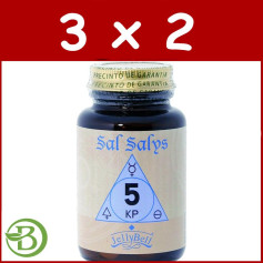 Embalagem 3x2 Sal Salys 5 KP 90 Comprimidos Jellybell