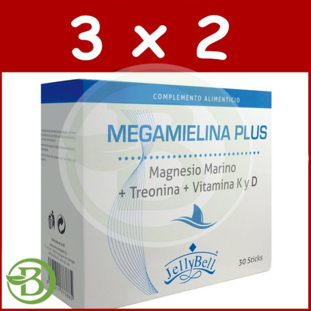 Pack 3x2 Megamielina Plus 30 Sticks Jellybell