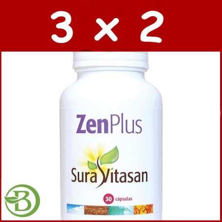 Pack 3x2 Zenplus 30 Cápsulas Sura Vitasan