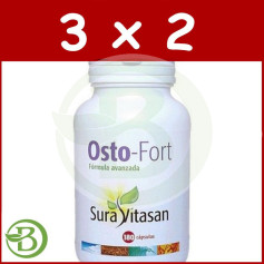 Pacote 3x2 Osto-Fort 180 Cápsulas Suravitasan