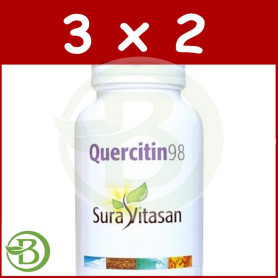 Pack 3x2 Quecitin 98 90 Cápsulas Sura Vitasan