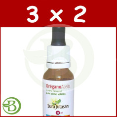 Embalagem 3x2 Óleo de Orégano Selvagem 15Ml. Sura Vitasan