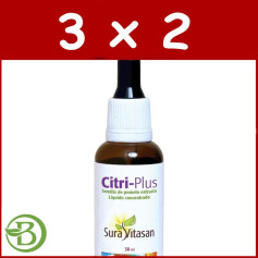 Embalagem 3x2 Citri-Plus Líquido 30Ml. Sura Vitasan