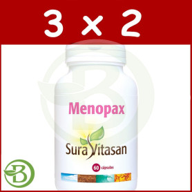 Pack 3x2 Menopax 60 Cápsulas Sura Vitasan