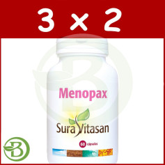 Pacote 3x2 Menopax 60 Cápsulas Sura Vitasan