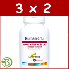 Pacote 3x2 Biota Humana 30 Cápsulas Sura Vitasan