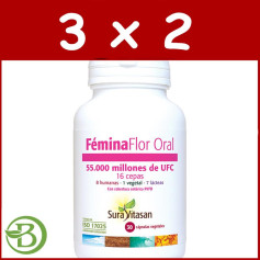 Pacote 3x2 Femina Flor Oral 55.000 30 Cápsulas Sura Vitasan