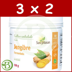 Pack 3x2 Jengibre Fermentado 150Gr. Sura Vitasan