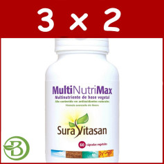 Pacote 3x2 Multi Nutri Max 60 Cápsulas Sura Vitasan