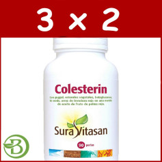 Pacote 3x2 Colesterina 90 Pérolas Sura Vitasan