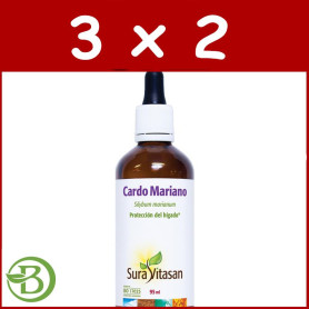 Pack 3x2 Cardo Mariano 95Ml. Sura Vitasan