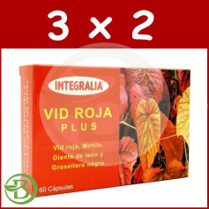 Pacote 3x2 Red Vine Plus Cápsulas Integralia