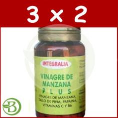 Pack 3x2 Vinagre de Maçã Plus 100 Cápsulas Integralia