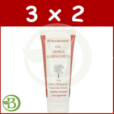 Pack 3x2 Kleodermis Gel Árnica y Harpagofito 100Ml. Integralia