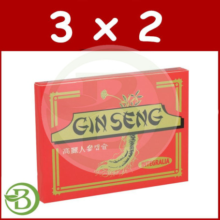 Pack 3x2 Ginseng 10 Cápsulas 500Mg. Integralia