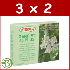 Pacote 3x2 Gendiet 50 Plus 30 Cápsulas Integralia