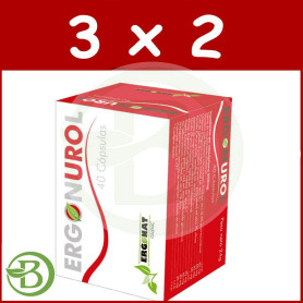 Pack 3x2 Ergonurol 40 Capsulas Ergonat