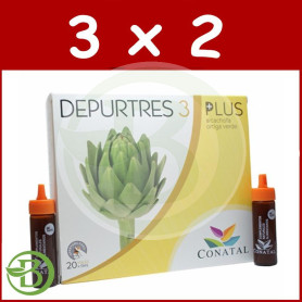 Pack 3x2 Depurtres 3 Plus 20 Viales 15Ml. Conatal